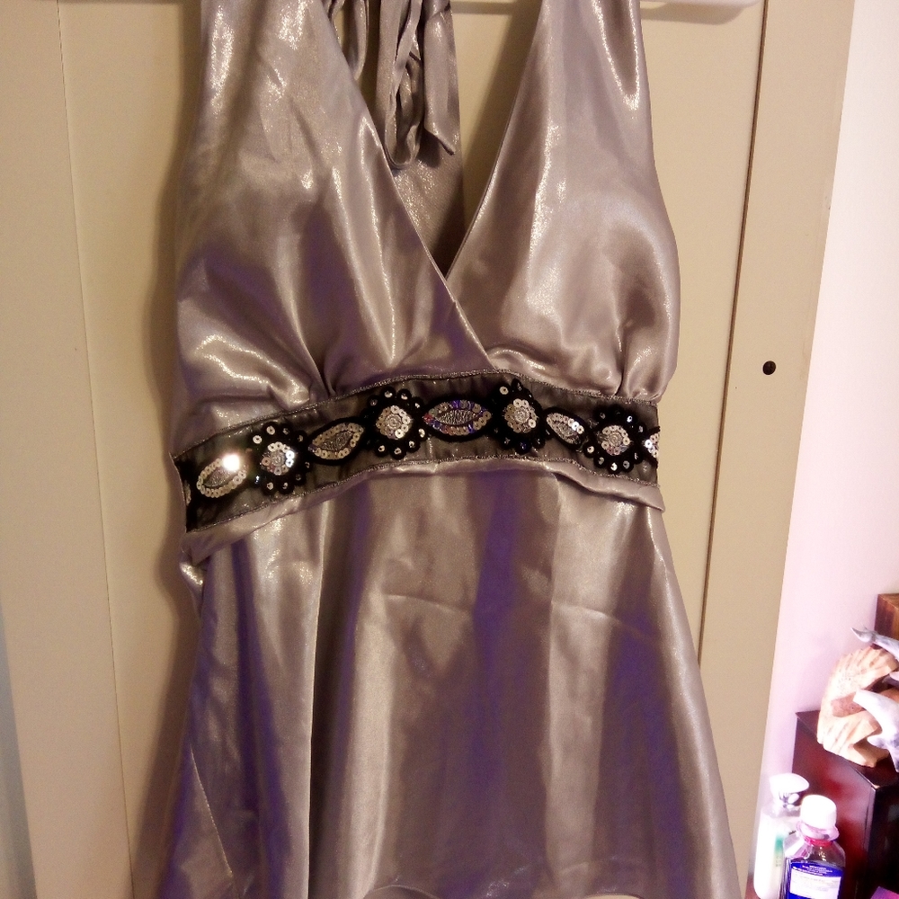 Halter style dress shirt
